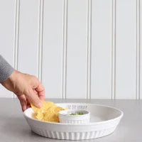 Chip chip hooray chip and dip tray