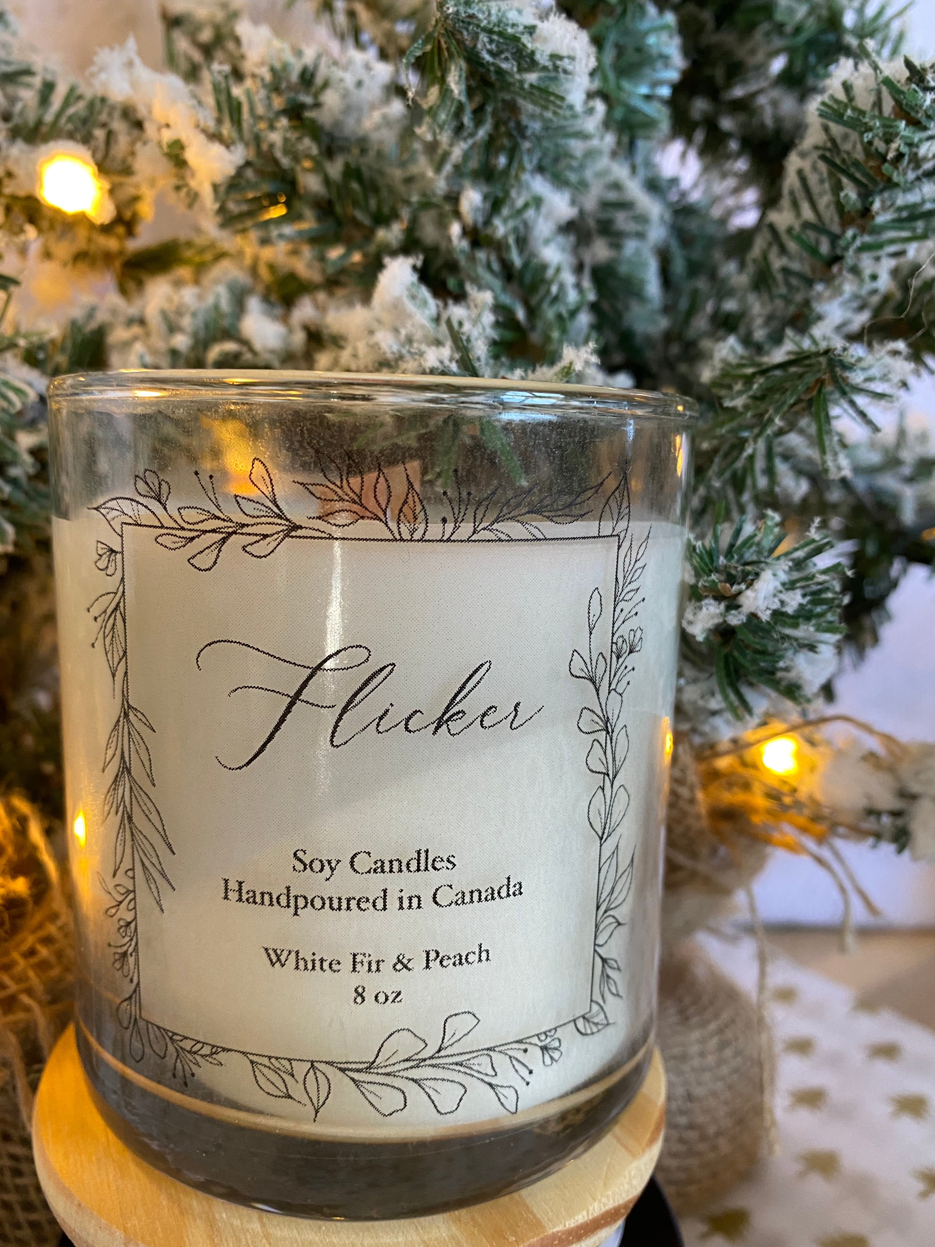 Flicker Soy Candle 8oz- Winter Collection