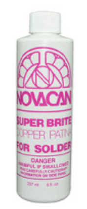 Novacan Super Brite Copper Patina for Solder