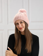 Load image into Gallery viewer, Winter hats with pom pom
