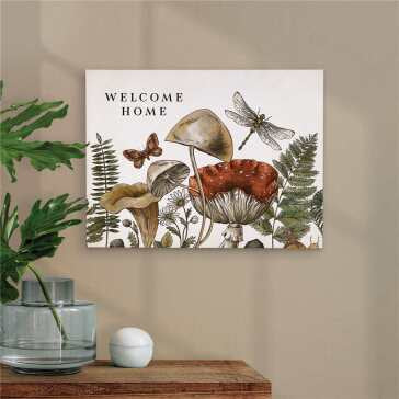 Welcome home canvas