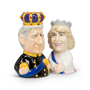 King & queen consort salt and pepper shakers