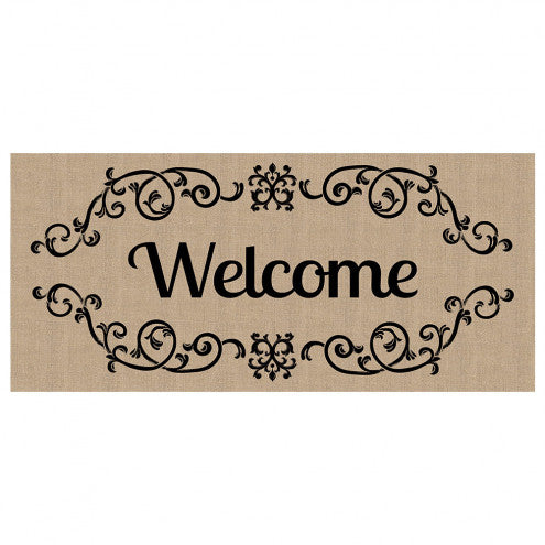 Welcome Scroll Switch Doormat
