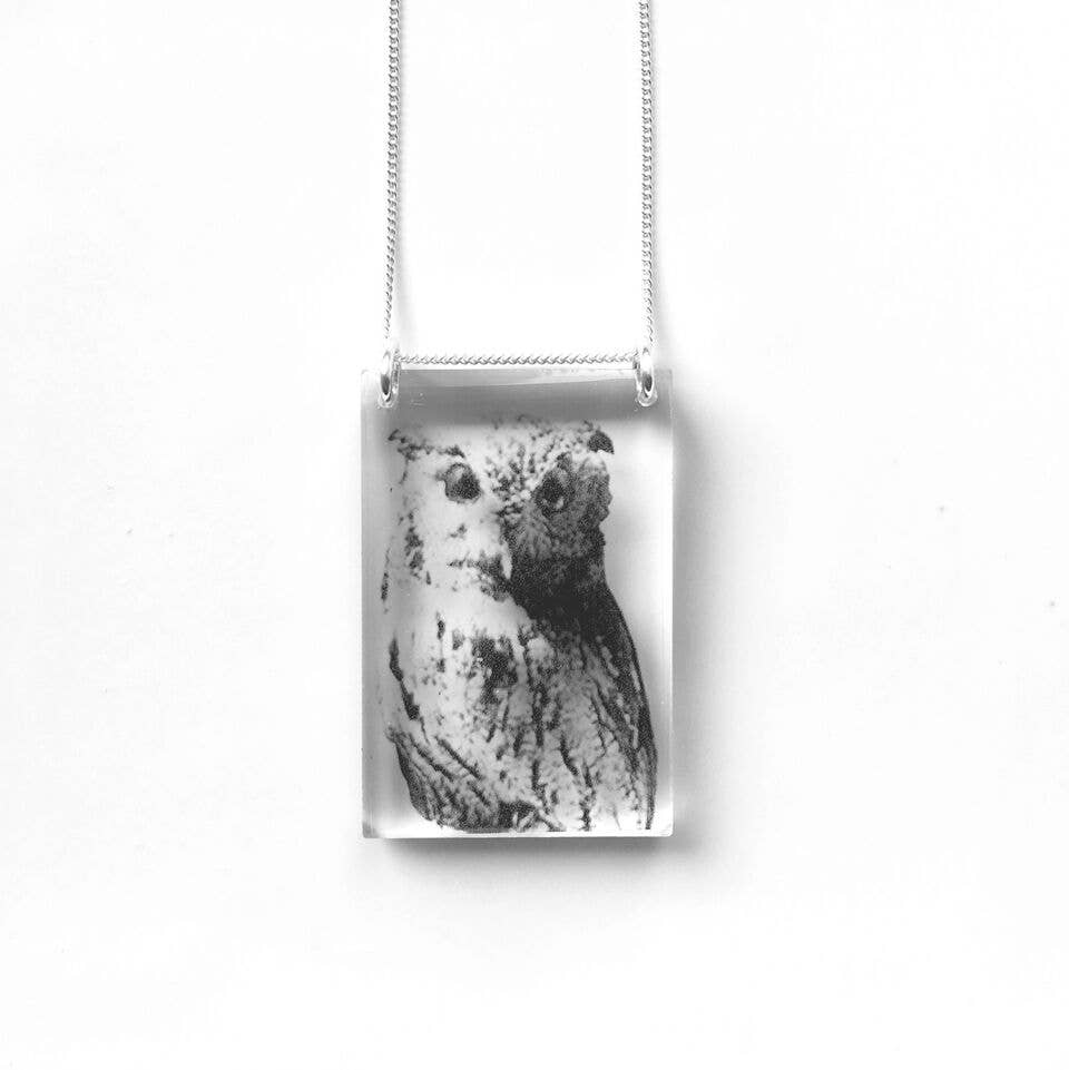 Tall Owl Necklace