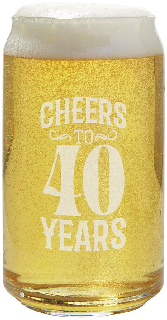 Cheers to Years Beer Glass