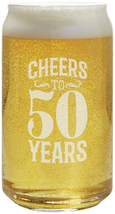 Cheers to Years Beer Glass