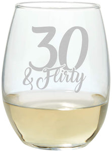 Age Stemless Wine Glass