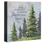 Load image into Gallery viewer, Memorial Wooden Square Sitter Signs
