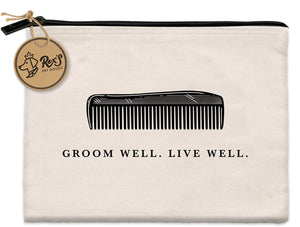 Groom Well Canvas Pouch