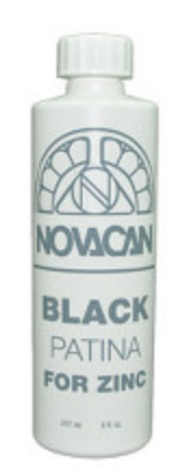 Novacan Black Patina for Zinc