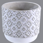 Load image into Gallery viewer, Cement Geometric Grey Planters
