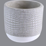 Load image into Gallery viewer, Cement Geometric Grey Planters
