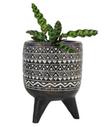 Load image into Gallery viewer, Patterned Wooden Planter
