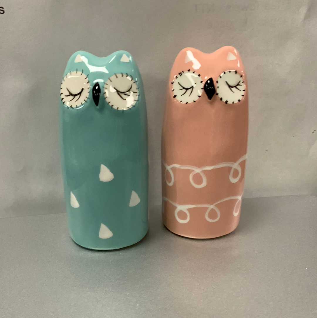 Cute owl salt and pepper shaker