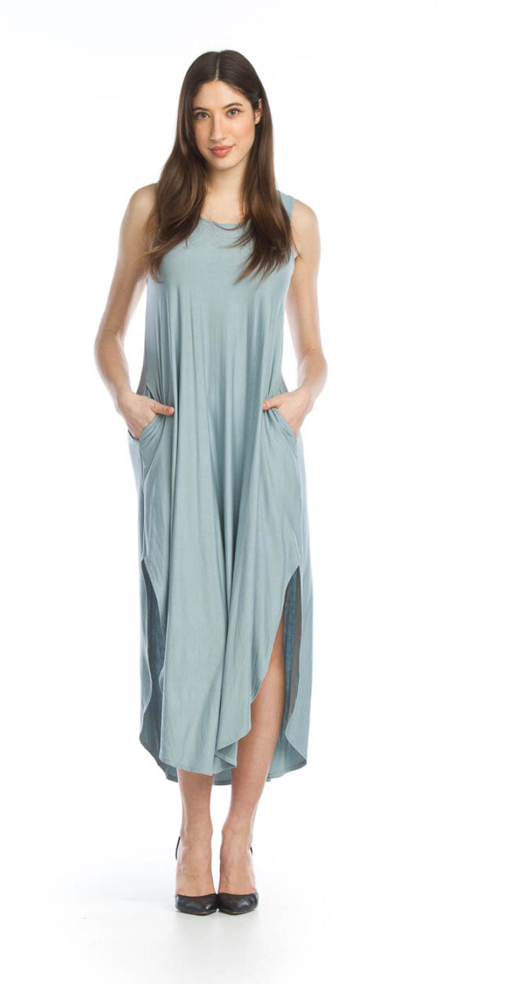 Lagoon stretchy maxi dress