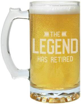 Legend Has Retired - Beer Mug