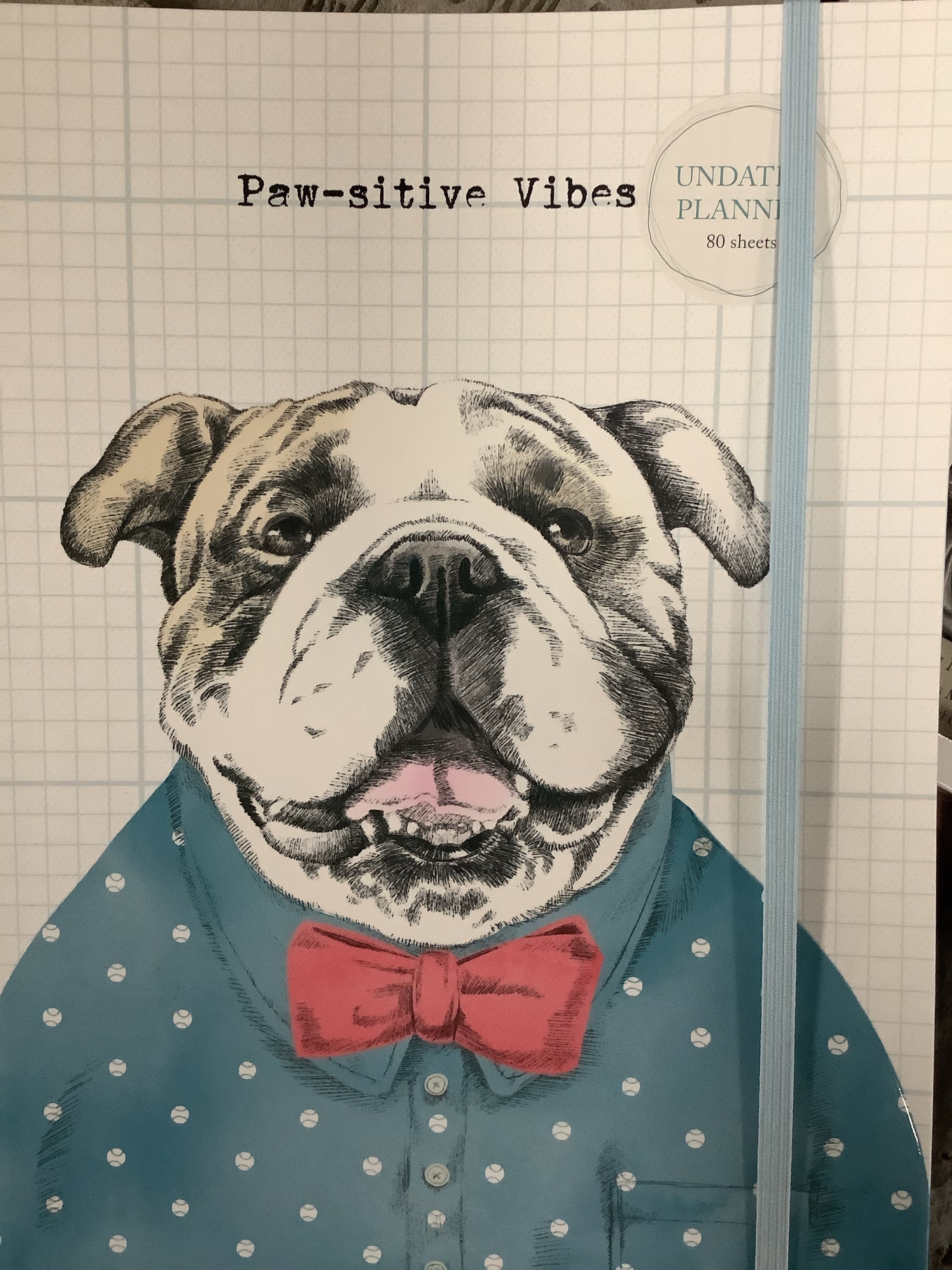 Undated Planner Pawsitive Vibes