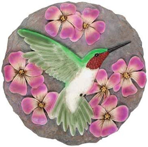 Hummingbird garden stone