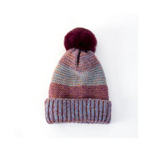 Striped knitted hats