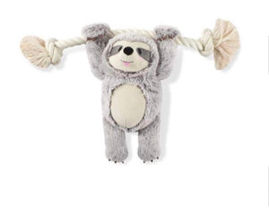 Sloth on a rope Dog Toy