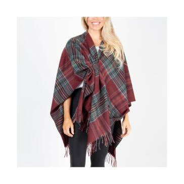 Plaid shawl