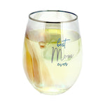 Load image into Gallery viewer, Rosy Heart stemless wine glass
