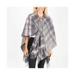 Load image into Gallery viewer, Plaid shawl
