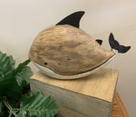 Load image into Gallery viewer, Rustic wood whales
