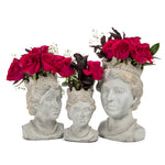 Load image into Gallery viewer, Queen Head Cement Planter
