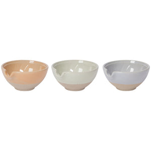 Set of 3 mini spout bowls