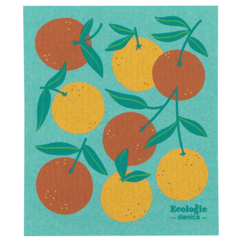 Oranges Swedish Dishcloth