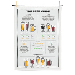 Beer Guide tea towel
