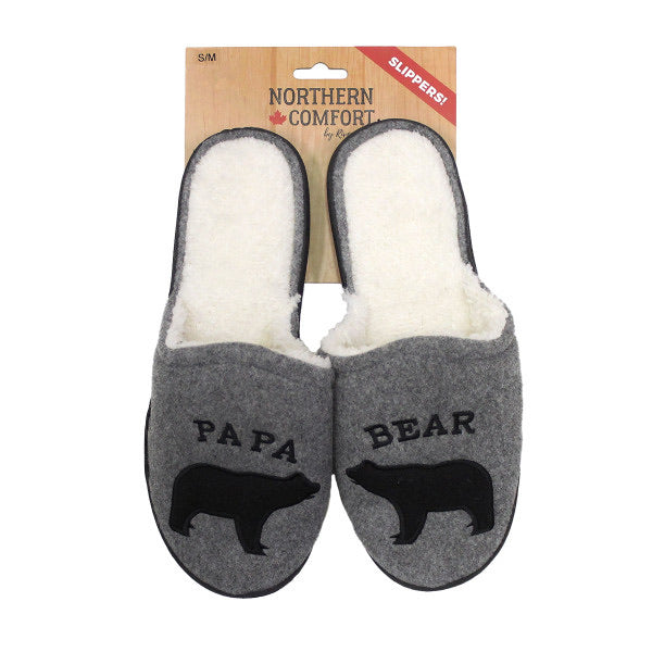 Papa bear slippers