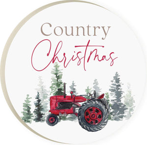 Country Christmas Coaster