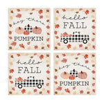 Load image into Gallery viewer, Fall plaid coasters
