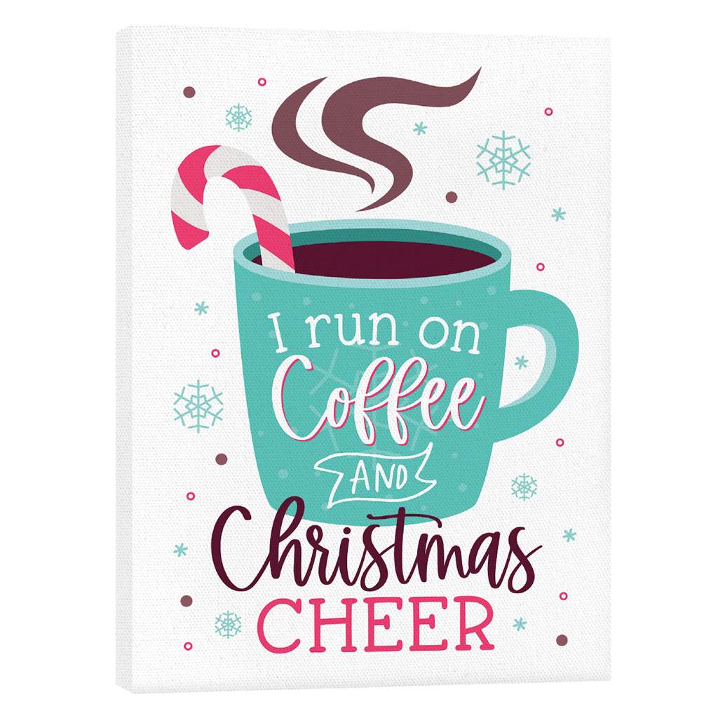 Coffee & Christmas Cheer Canvas