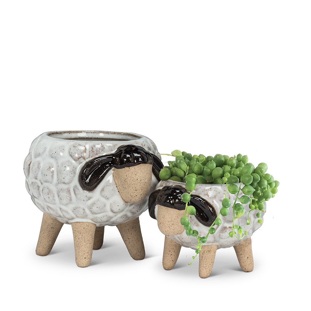 Sheep on legs planter