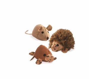 Critter cat toys set of 3