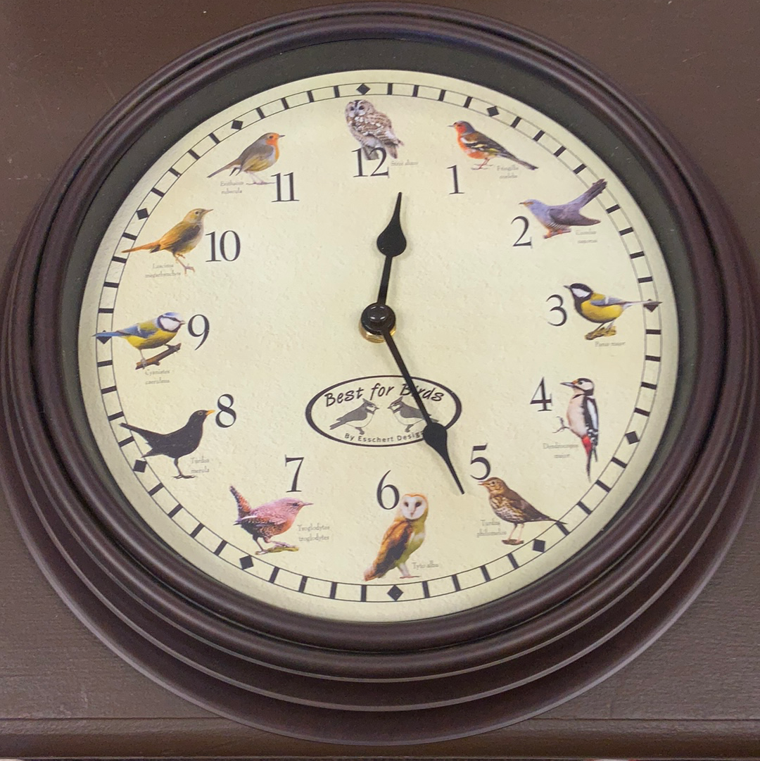 Clock with bird sounds
