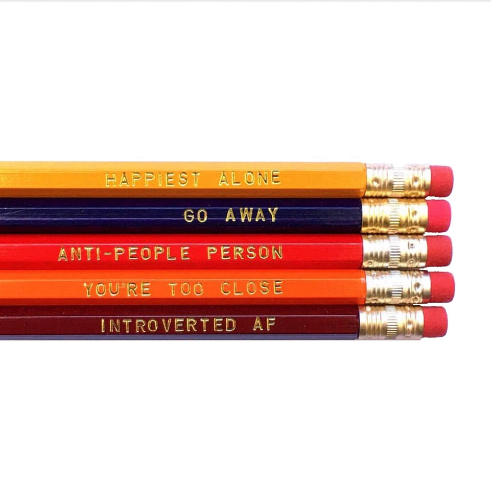 Introvert’s Pencil Set