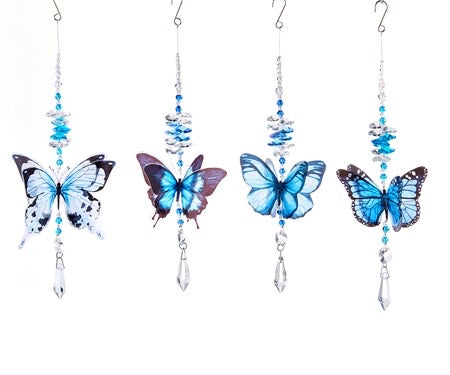 Prism with butterfly Suncatchers
