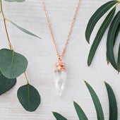 Icicle spear necklace