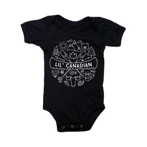 Lil Canadian baby onesie